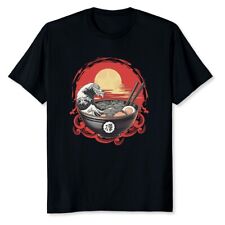 NEW LIMITED Great Ramen Wave Vintage Japanese Style T-Shirt picture