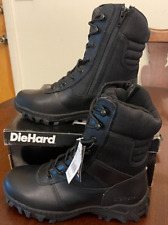 NWT NWB DieHard Men's Statute Black Soft Toe Work Boot Oil slip resistant 8.5 picture