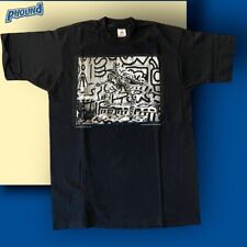 Vintage 90s Keith Haring by Annie Leibovitz Mens Size L Rare Art Shirt 1992 picture