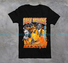 Vintage Post Malone Rock Star Black T-Shirt Q73952 picture