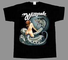 Whitesnake lovehunter NEW  BLACK short long sleeve T-SHIRT picture