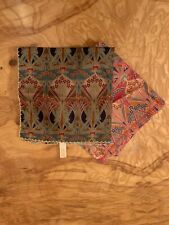Lot of 2  Liberty of London  Cotton  Classic  Pocket Square Handkerchiefs NWOT picture