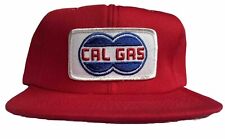 Vintage RED CLASSIC Baseball Hat White EXCELLENT Condition Made In USA Cal Gas picture