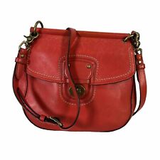 Coach Red Leather Willis Legacy 70th Anniversary Purse picture