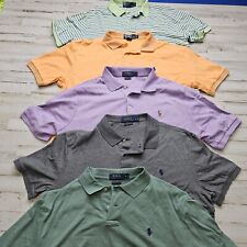 Lot of 5 Polo Ralph Lauren Short Sleeve Men’s Shirts L LARGE Casual Golf Preppy picture