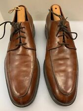 Johnston & Murphy Men 9 M Split Toe Oxfords Brown Leather Italy Made 20 9370 picture
