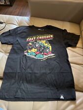 Johnny Cupcakes Cake Crusher Motorsports T-shirt Large Black Monster Truck picture