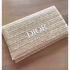 Christian Dior Novelty Clutch Pouch 2023 Summer Rattan Beige JP Original Limited picture