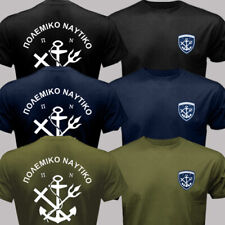 New Hellenic Navy Greece Military Logo T-shirt picture