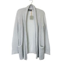 NEW Wooden Ships Open Cardigan Sweater Womens Size Small Medium Gray Mohair picture