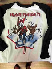 Iron Maiden Canadian Slavery Tour 84 Raglan S to 3XL picture