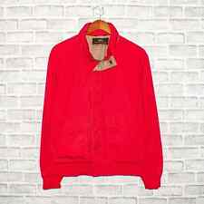 Carroll and Company Red Bomber Jacket Aviator Twill Size Medium Made in US picture