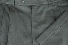 JB  Britches Men's Medium Gray Wool Pleated Dress Pants 36 x 31 - picture
