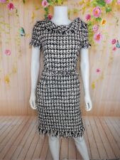 OSCAR DE LA RENTA Wool Blend Tweed Dress Size 4 Gossip Girl picture