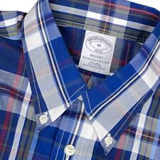 Brooks Brothers 1818 Regent Blue Plaid Long Sleeve Button Down  Shirt M picture