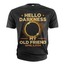 Total solar eclipse of 2024 Tshirt Hello Darkness once Twice in a lifetime shirt picture