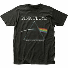 Pink Floyd The Dark Side of the Moon Distressed T Shirt Mens Licensed Rock Black picture