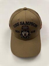 The Corps USS Sampson DDG 102 Beige Baseball Hat Cap One Size picture