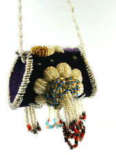 Antique 1910's 20's Handmade Beadcraft Purse flapper western indian style picture