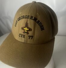 USS GEORGE H.W. BUSH Hat Cap CVN 77 Freedom At Work Strapback The Corps picture