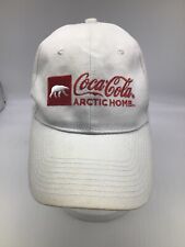 Coca Cola Artic Home Nascar White Adjustable Baseball Cap H3 picture