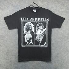 VTG Led Zeppelin Shirt Mens Small Black North American Tour 1973 Myth Gem Y2K picture