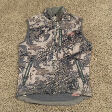 Sitka Gear Mens Vest Camo Size L Large Optifade Full Zip Windstopper Hunting picture