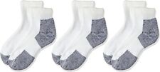 thorlos Jmx Maximum Cushion Ankle Running Socks Medium White/Navy (3 Pairs) picture