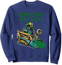 Kids Irish Construction Truck Toddler Boys St Patrick Unisex Crewneck Sweatshirt picture