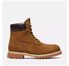 Timberland Men's Premium 6-Inch Waterproof Boots Color: Dark Wheat Nubuck NWT picture
