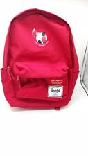 Herschel supply Co. Spanx The Lucky Full Size Red Canvas Backpack Sara Blakely picture