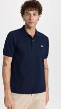 Lacoste - Men's Short Sleeve Classic Pique Polo Shirt, Navy Blue, MD picture