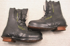 Vintage 1972 Rare Bata Cold Weather Boots BLACK Rubber 9 Regular US Military picture