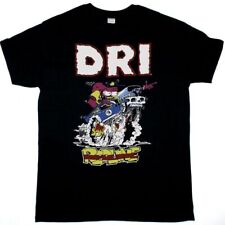 D.R.I. DIRTY ROTTEN IMBECILES REDLINE DRI NEW BLACK T SHIRT picture