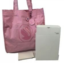 Pink Swarovski Crystal Canvas Tote Bag & Keyring Exclusive Brand New picture