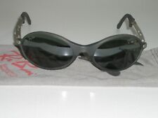 VINTAGE B&L RAY-BAN W2391 G15 MIRRORED ELLIPSE FROSTED GRAY ORBS SUNGLASSES NEW picture