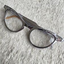 MCM Shuron Vintage Silver Tone Aluminum Eyeglasses Frames 44 20 - 4 1/4-5 1/2 picture