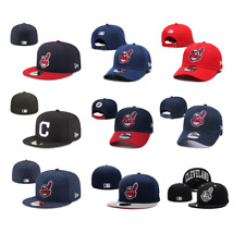 MLB Cleveland Indians CLE New Era Men's 59FIFTY Fitted Baseball cap-5950 Hat picture