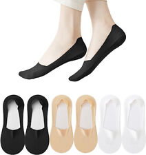 5 Pairs No Show Womens Low Cut Liner Non Slip Invisible Hidden Flat Casual Socks picture