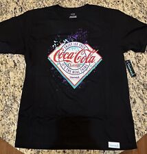 Diamond Supply Co Coca Cola Short Sleeve Tee Black Paint Graffiti Size Large picture