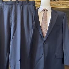 Jos A Bank Signature Collection 46R 40 x 28 Charcoal Herringbone Wool 2Btn Suit picture