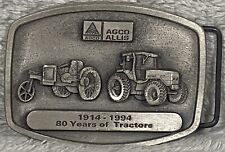 AGCO-ALLIS Limited Edition Belt Buckle 80 Years of Tractors Fine Pewter picture