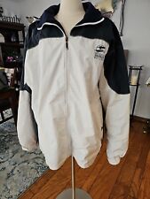 Cheneral San Diego Air Museum Reversible Zip Up Hooded Jacket Sz 2XL White Blue picture