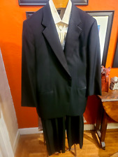 Isaia Gianluca Isaia Napoli Black Tuxedo Suit, Luxury Cloth, Mint, Men's 48R picture