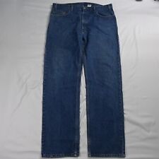 Vtg 1999 Levis 38 x 34 505 Regular Fit Straight Leg Dark Wash Denim Jeans picture