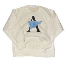 Vtg Milton Glaser Angles In American White Crewneck Men’s Sweater Size XL USA picture