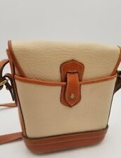 Vintage Mini Dooney & Bourke Taupe AWL R89 Crossbody picture