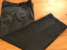 $62 Dockers Men's Gray Signature Classic Fit Trousers Dress Pants Size 38W 30L picture