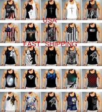 Men's Stringer Tank Top Bodybuilding Muscle Sleeveless Gym Workout T Shirts Vest picture