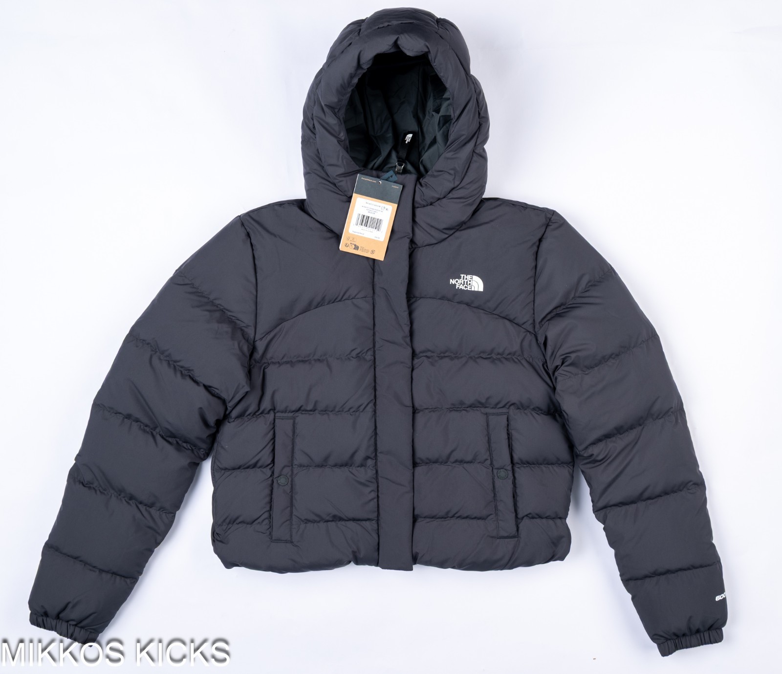 Women's The North Face Baltic Hooded Insulated Puffer Down Jacket ~ASPHALT GREY~